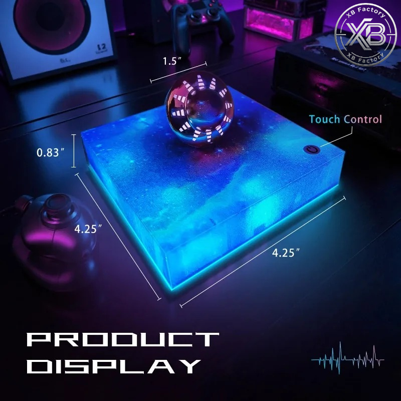 Office Productivity Tech - Levitating UFO Lamp Floating 360° Rotating