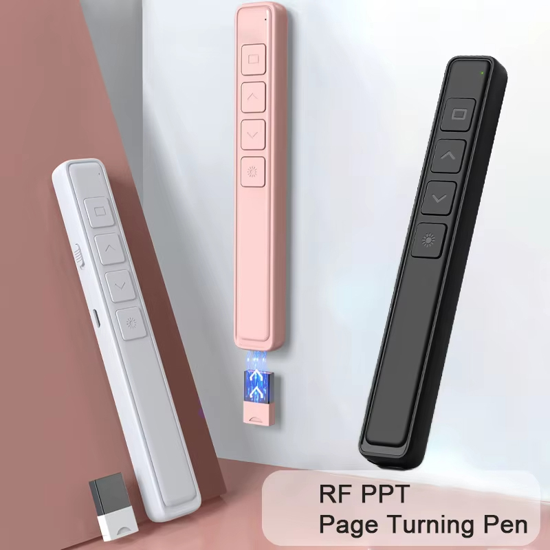 Presentation Remote Laser - Wireless Presenter Page Turning Pen Laser