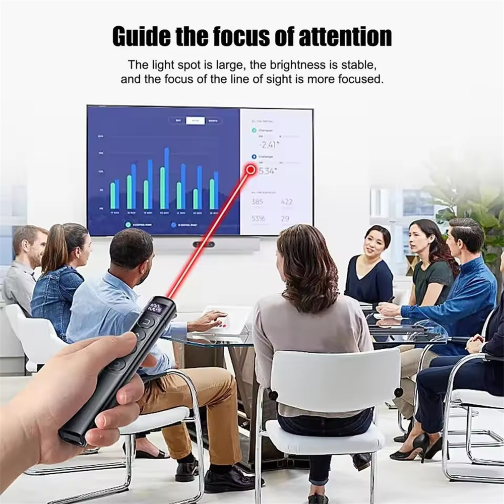 Presentation Remote Laser - Powerpoint Pen Wireless Presentation Clicker Type-C