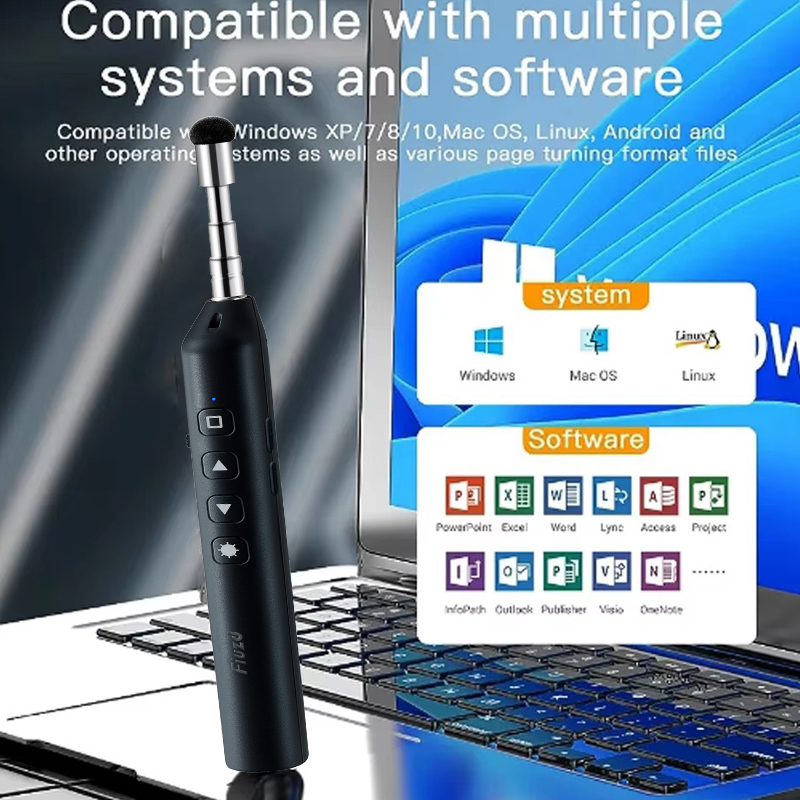 Presentation Remote Laser - Powerpoint Pen Wireless Presentation Clicker Type-C