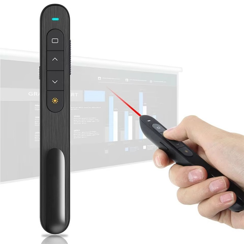 Presentation Remote Laser - Wireless Presenter Page Turning Pen 2.4G