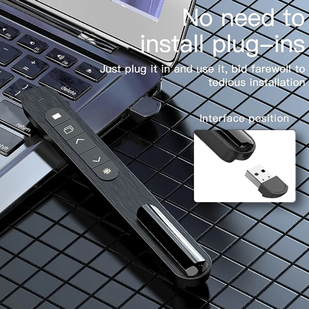 Wireless Presenter Red Laser P - Presentation Remote Laser recension och pris