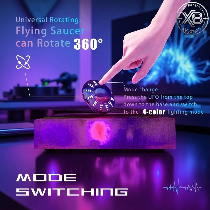 Levitating UFO Lamp Floating 3 - Office Productivity Tech recension och pris