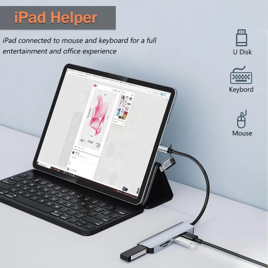 5/7/8 in 2 USB-C Hub with 3.0  - Office Xp recension och pris