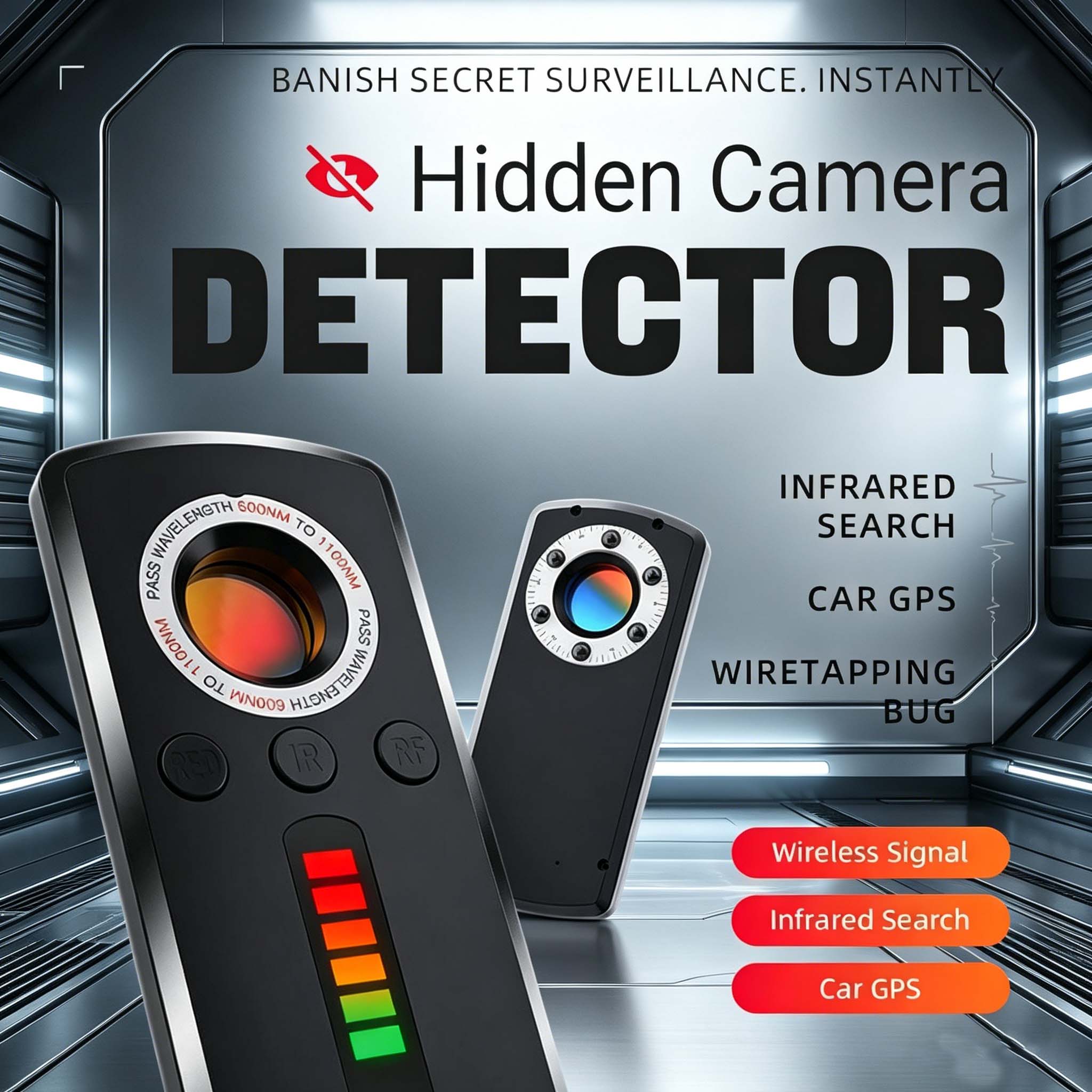 Hidden Camera Detector Anti Sp - Office Hi Tech recension och pris