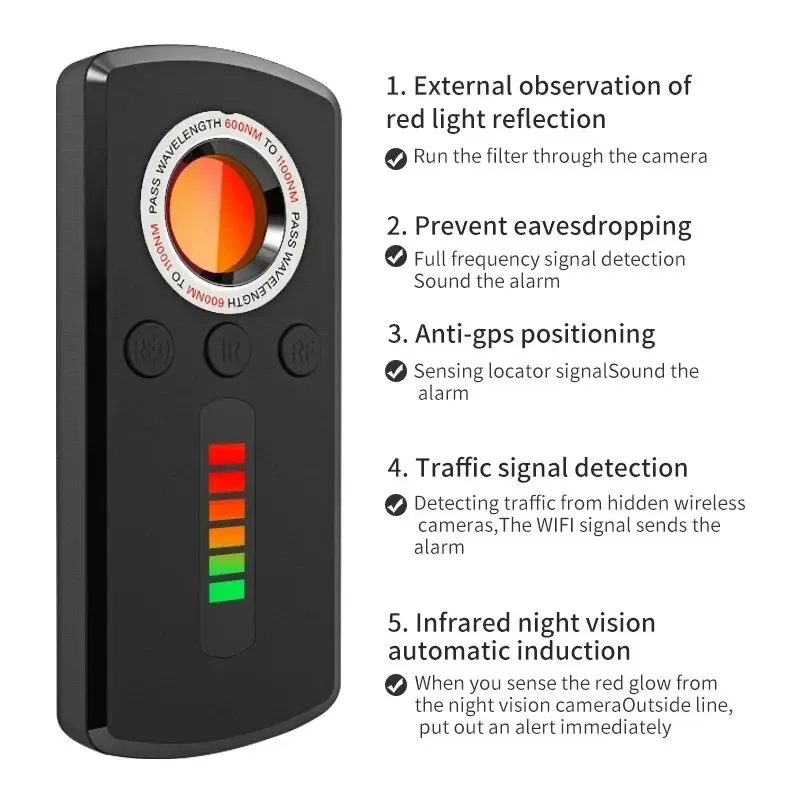 Hidden Camera Detector Anti Sp - Office Hi Tech recension och pris