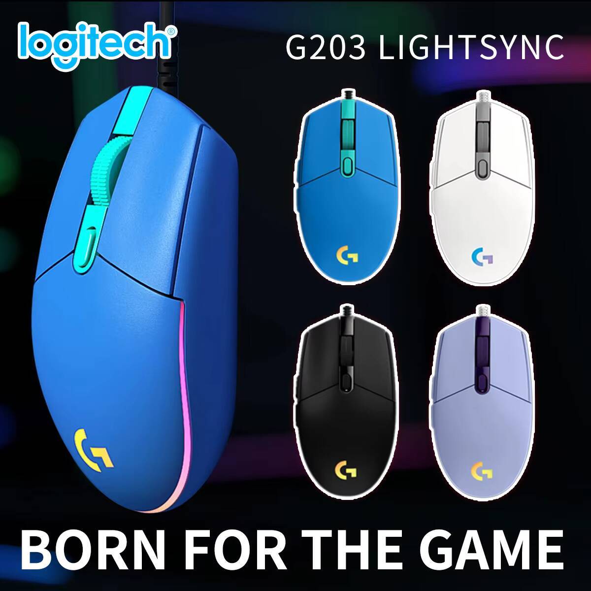 Logitech G203 Prodigy RGB Gami - Logitech Mouse G203 recension och pris