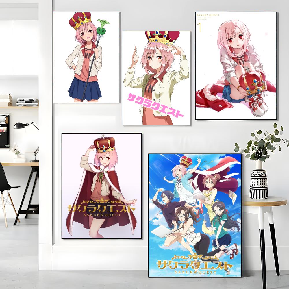 anime S-Sakura Quest-T Poster  - Office Quest recension och pris