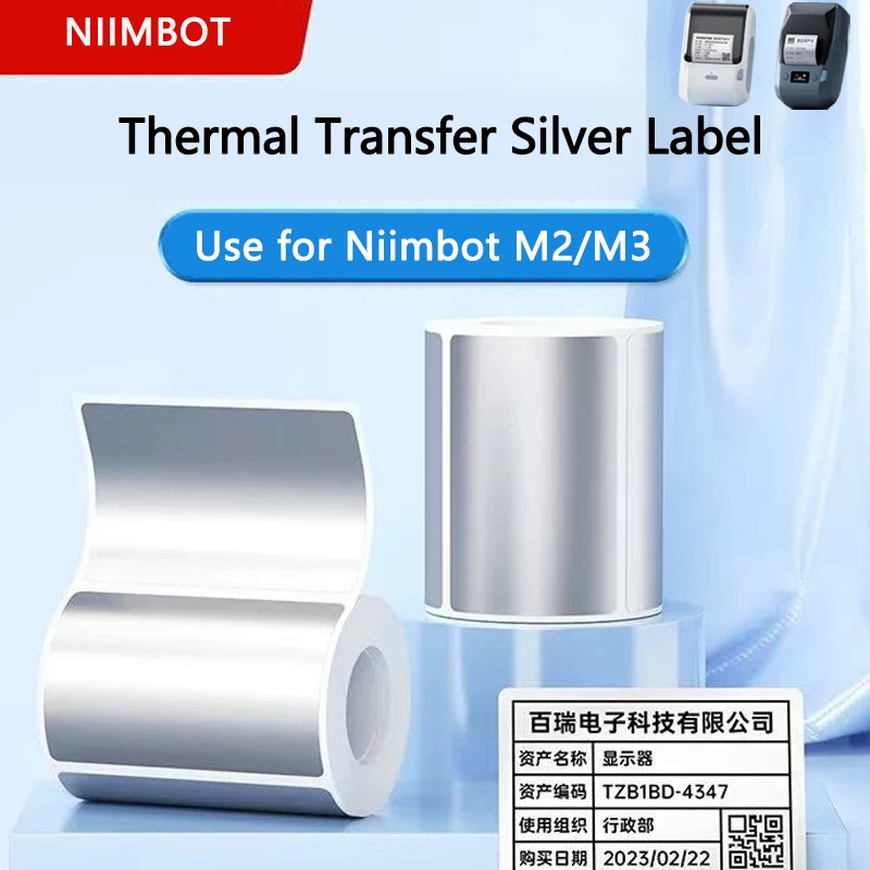 Niimbot M2/M3 Silver Label  He - Office Hi Tech recension och pris