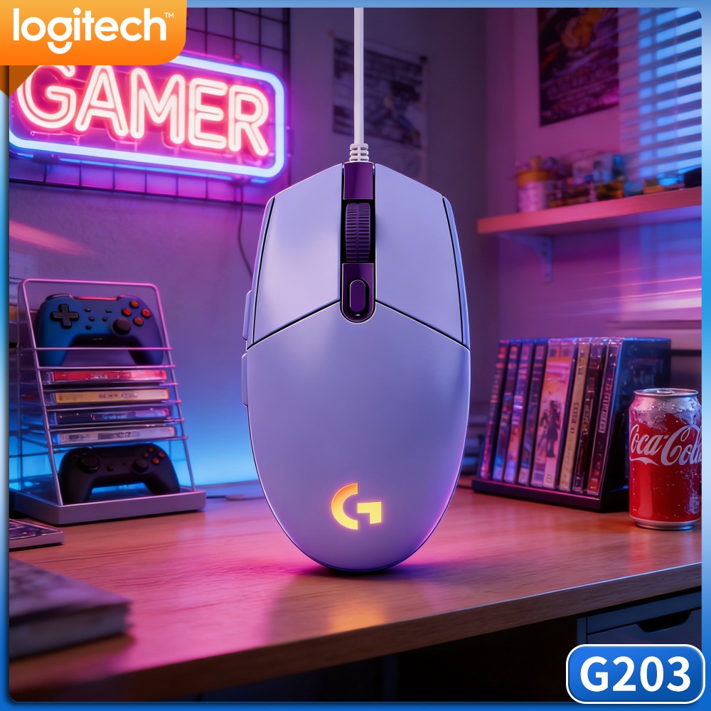 Logitech G203 Wired Gaming Mou - Logitech Mouse G203 recension och pris