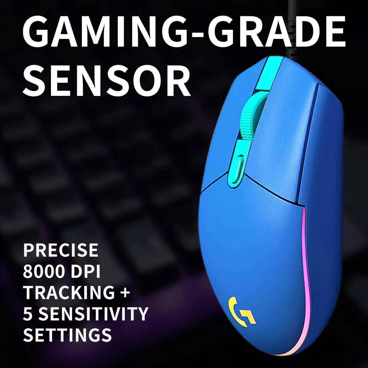 Logitech G203 Prodigy RGB Gami - Logitech Mouse G203 recension och pris