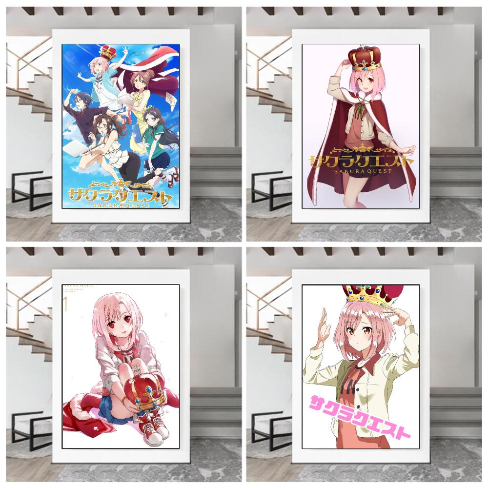 anime S-Sakura Quest-T Poster  - Office Quest recension och pris