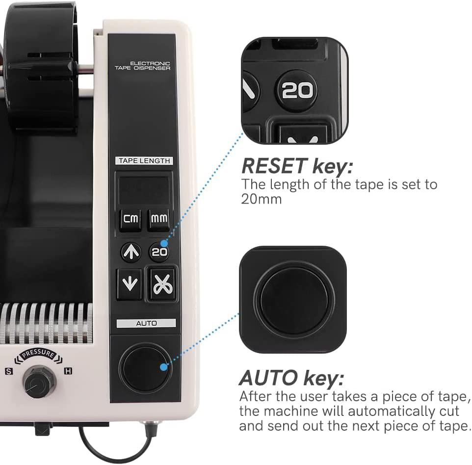 Automatic Packing Tape Machine - Office Hi Tech recension och pris
