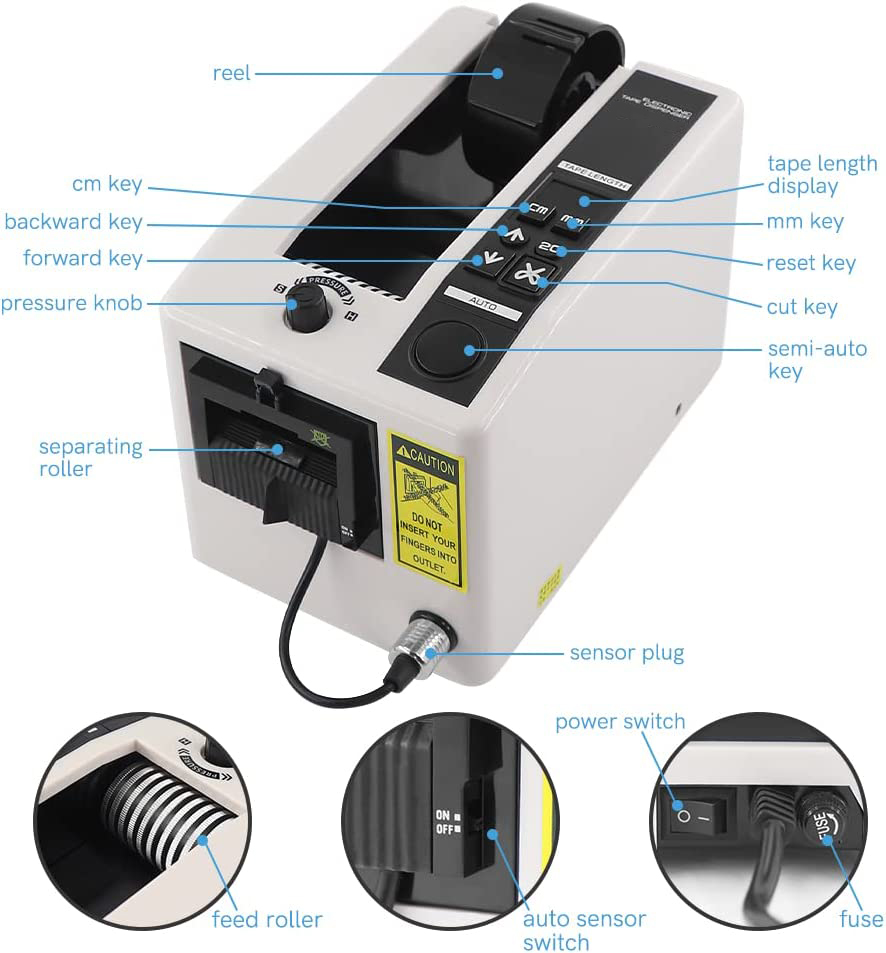 Automatic Packing Tape Machine - Office Hi Tech recension och pris