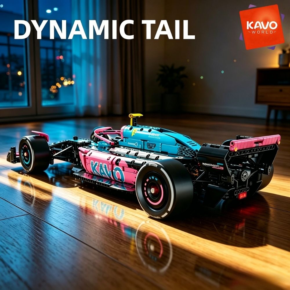 KAVOWORLD 1:8 Pink-blue Formul - Office Productivity Tech recension och pris