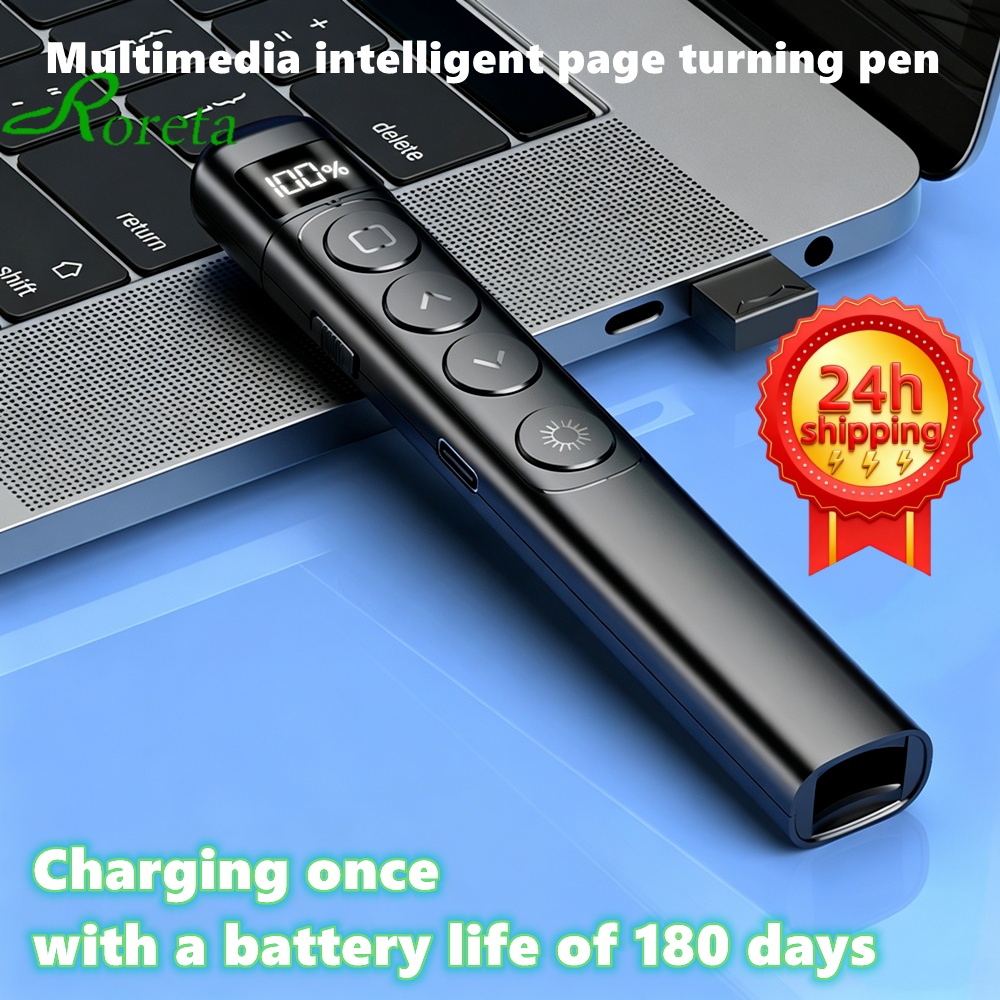 Powerpoint Pen Wireless Presen - Presentation Remote Laser recension och pris