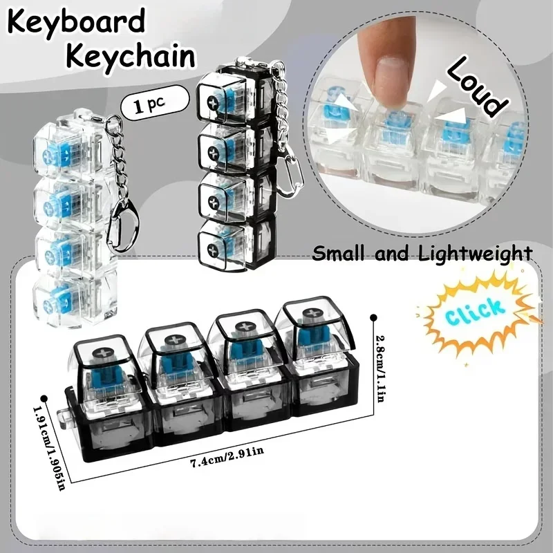 1pcs LED Keyboard Keycap Stres - Office Productivity Tech recension och pris