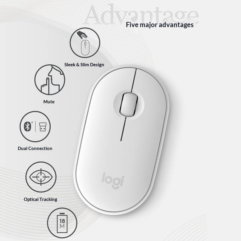Logitech M350 PEBBLE Travel Wi - Office Xp recension och pris