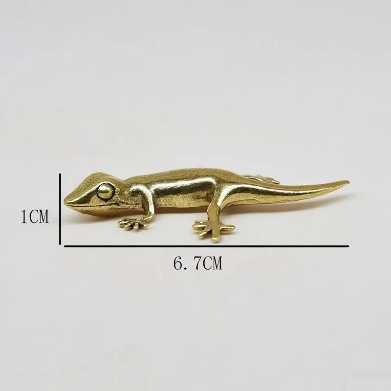 Handmade Bronze Retro Gecko Li - Office Hi Tech recension och pris