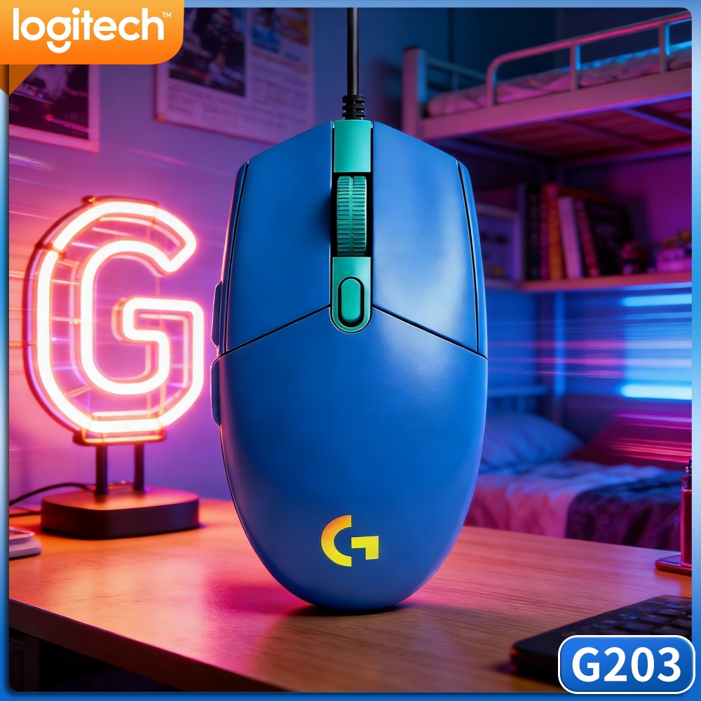 Logitech G203 Wired Gaming Mou - Logitech Mouse G203 recension och pris